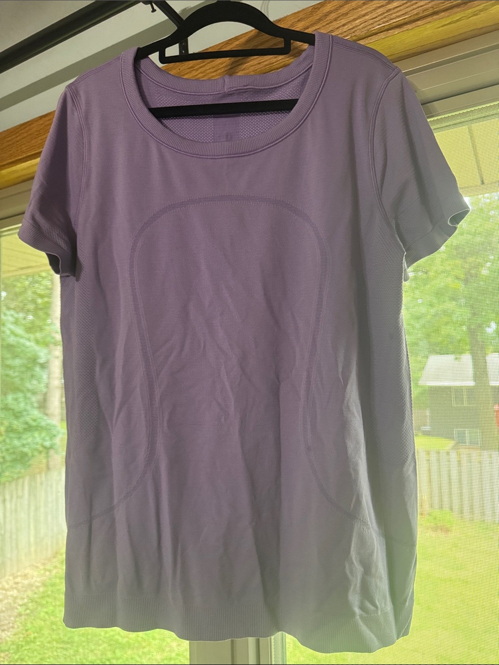 lululemon athletica Lavender Short Sleeve Tee